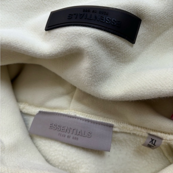 Yellow women’s Essentials Fear of God hoodie - Picture 4 of 4